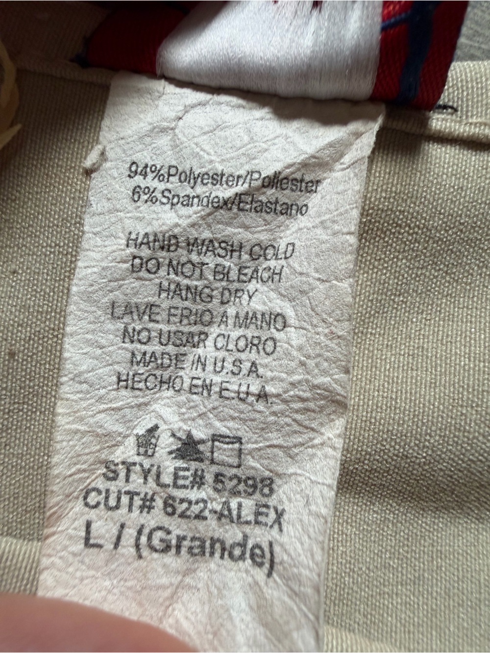Vintage 90s Wild Cat Tan Mini Skirt w Built In Shorts. Size M - Picture 7 of 10